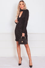 Crushed Velvet Dress