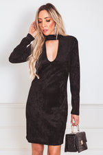 Crushed Velvet Dress