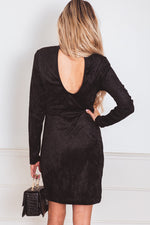 Crushed Velvet Dress