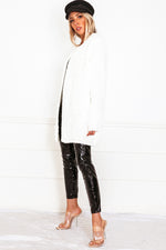 Shag Fur Cardigan Sweater Coat