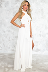 Let It Go Multi Wear Maxi Dress - White /// ONLY 1-L LEFT/// - Haute & Rebellious