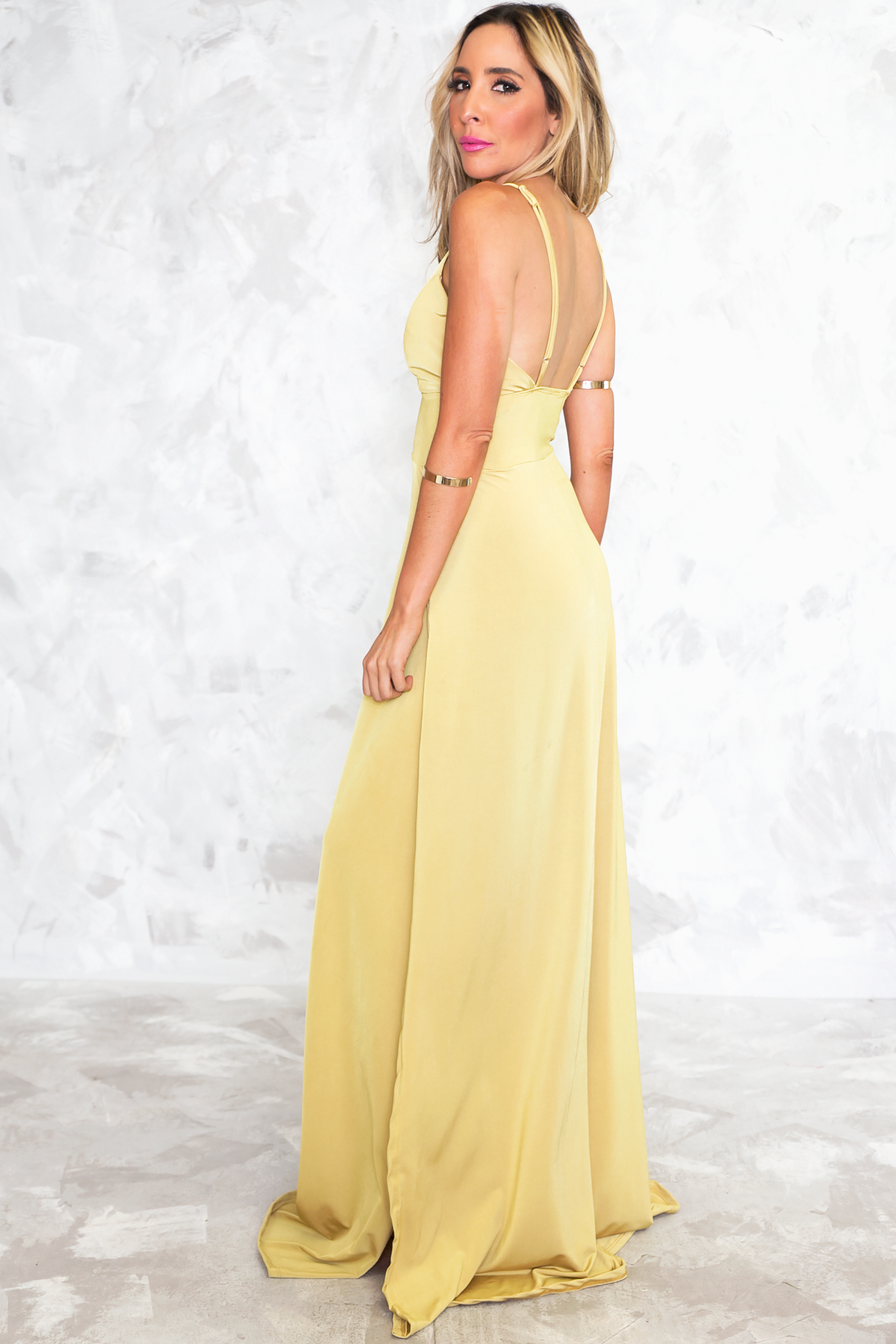 Let You Get Away High-Slit Maxi Dress - Haute & Rebellious