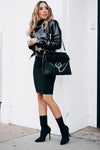 Pointy Sock Boots - Black