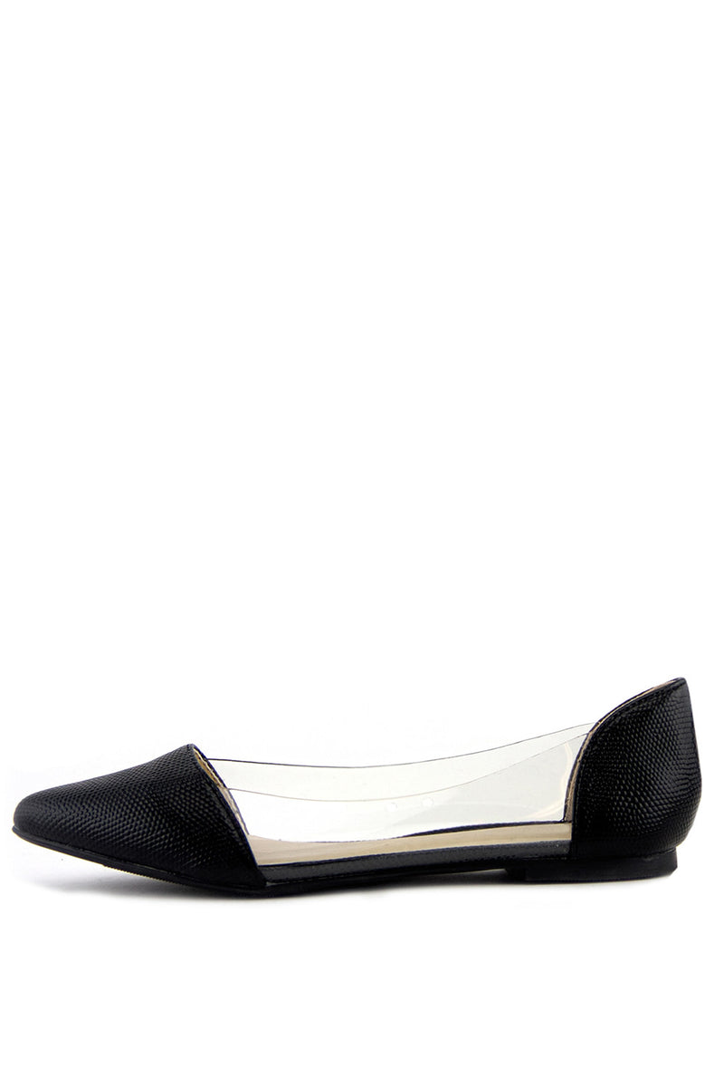 POINTY CLEAR CONTRAST FLAT - Haute & Rebellious