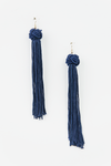 YOU COULD BE TASSEL EARRINGS - NAVY - Haute & Rebellious