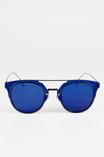 I Told You So Reflective Sunglasses - Blue - Haute & Rebellious