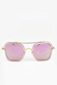 Harpers 70's Sunglasses - Gold/Pink - Haute & Rebellious