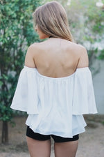 Dalia Off-Shoulder Flowy Top - Haute & Rebellious