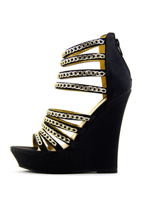 HARLEM MULTIPLE CHAIN WEDGE - Haute & Rebellious