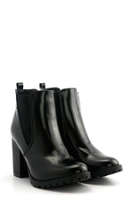 Marlee Leather Bootie - Haute & Rebellious