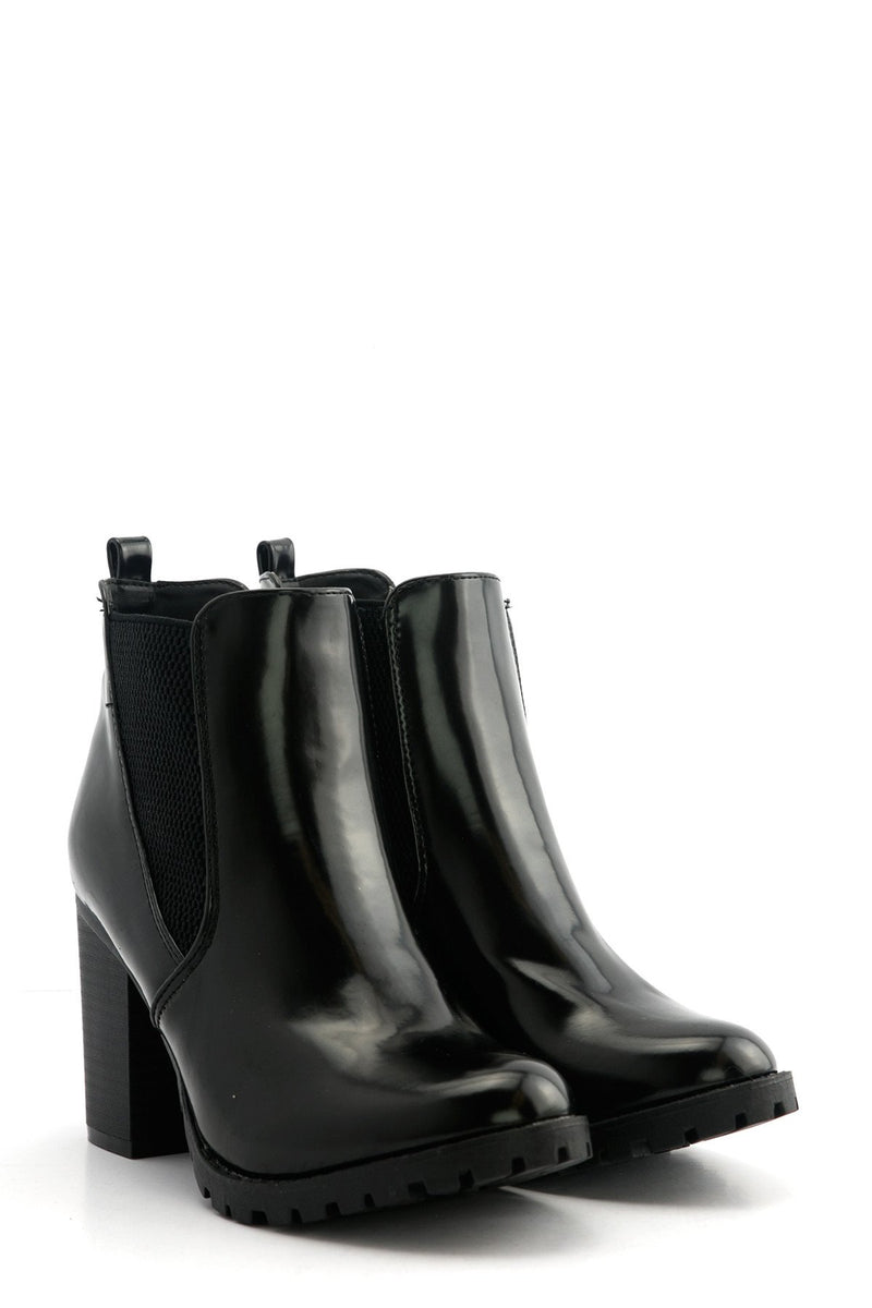 Marlee Leather Bootie - Haute & Rebellious