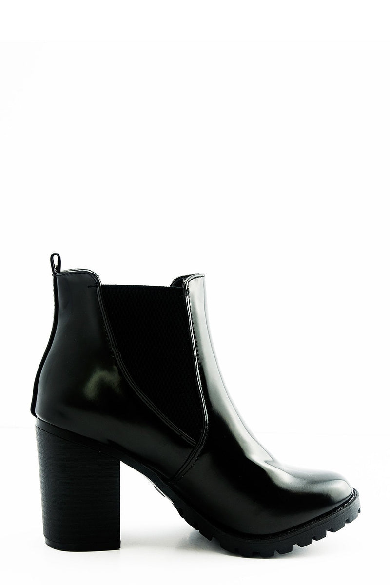 Marlee Leather Bootie - Haute & Rebellious