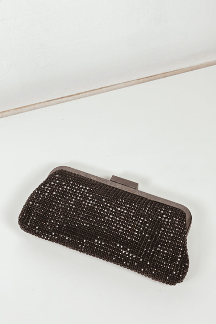 Crystal Pouch Clutch