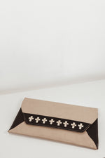 Contrast Clutch with Metal Detail