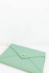 Oversize Envelope Clutch - Mint