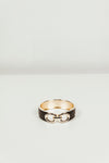 Interlocking Black & Gold Bracelet