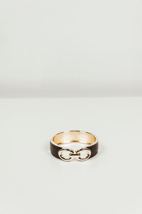 Interlocking Black & Gold Bracelet