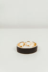 Interlocking Black & Gold Bracelet