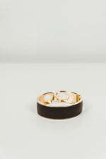Interlocking Black & Gold Bracelet