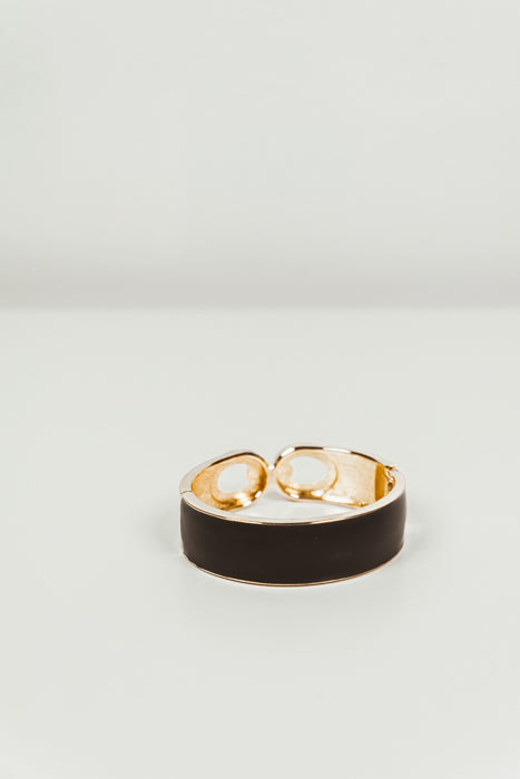 Interlocking Black & Gold Bracelet