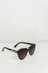 Square Frame Sunglasses - Black