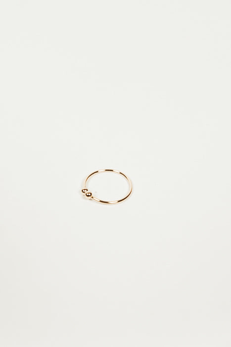 Petite Ball Connect Ring - Gold