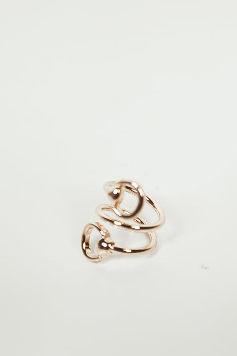 Petite Spiral Ring - Gold – Haute & Rebellious