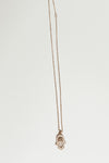 Petite Crystal Hand Pendant Necklace - White