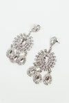 Elegant Draped Crystal Earring