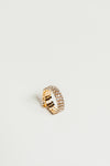 Spiral Wrap Diamond Ring - Gold