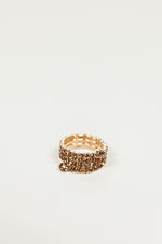 Spiral Wrap Diamond Ring - Yellow Gold