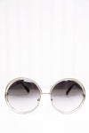 Disco Babe Round Shades - Silver/Blue - Haute & Rebellious