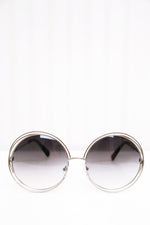 Disco Babe Round Shades - Silver/Blue - Haute & Rebellious