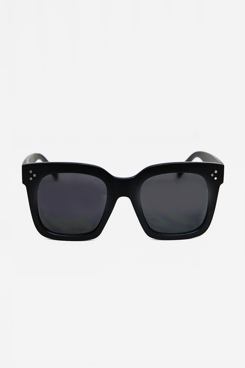 Faye Square Sunglasses - Matte Black - Haute & Rebellious