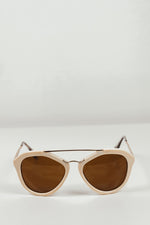 Janice Aviator Shades - Ivory