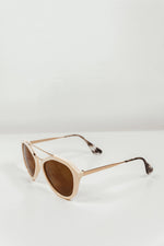 Janice Aviator Shades - Ivory