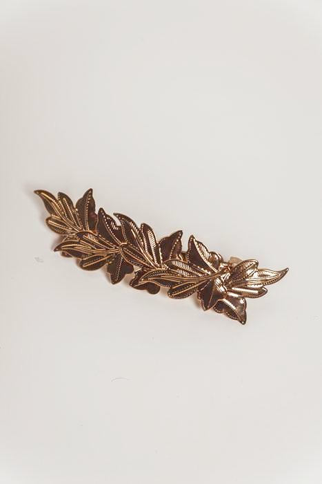 Gold Leaves Hair Clip