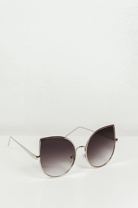 Half Way There Sunglasses - Silver/Blue