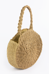 Circle Handle Basket Bag - Haute & Rebellious