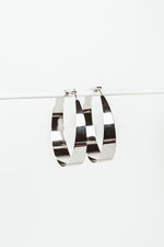 Silver Plated Hoop Earring