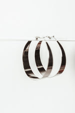 Silver Plated Hoop Earring