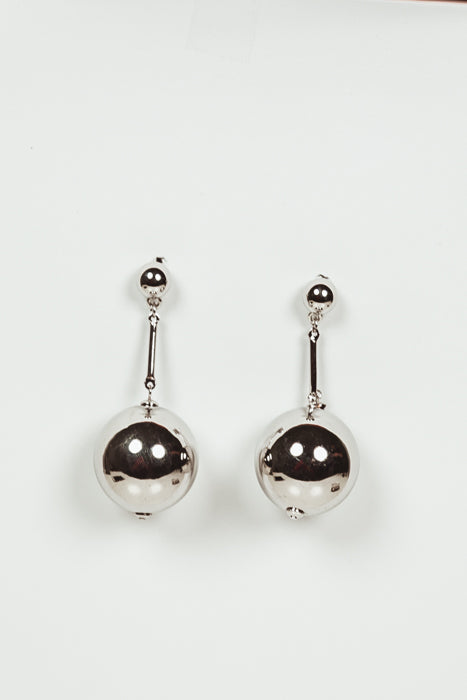 Dangle Ball Earring - Silver