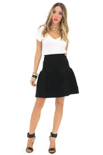 ISSA HIGH-WAISTED A-LINE SKIRT - Haute & Rebellious
