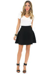 ISSA HIGH-WAISTED A-LINE SKIRT - Haute & Rebellious