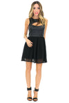 DINA CONTRAST A-LINE DRESS - Haute & Rebellious