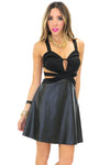 CHELLA CUTOUT CONTRAST DRESS - Haute & Rebellious