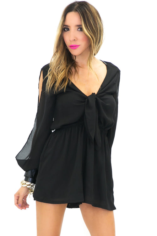 REGAN CUTOUT ROMPER - Haute & Rebellious