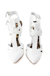 ALEXANDER MULTI STRAP PUMP - White - Haute & Rebellious