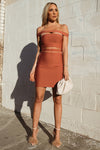Bandage Strappy Cutout Mini Dress