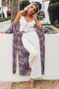 Positano Escape Eyelet Crop Top - Haute & Rebellious